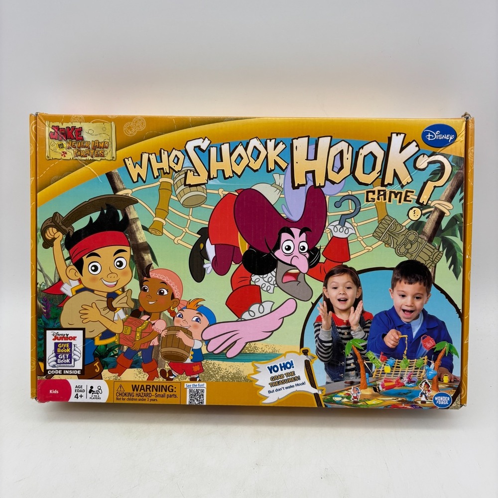 Who Shook Hook Game COMPLETE 2012 Disney Junior Jake and the Neverland Pirates